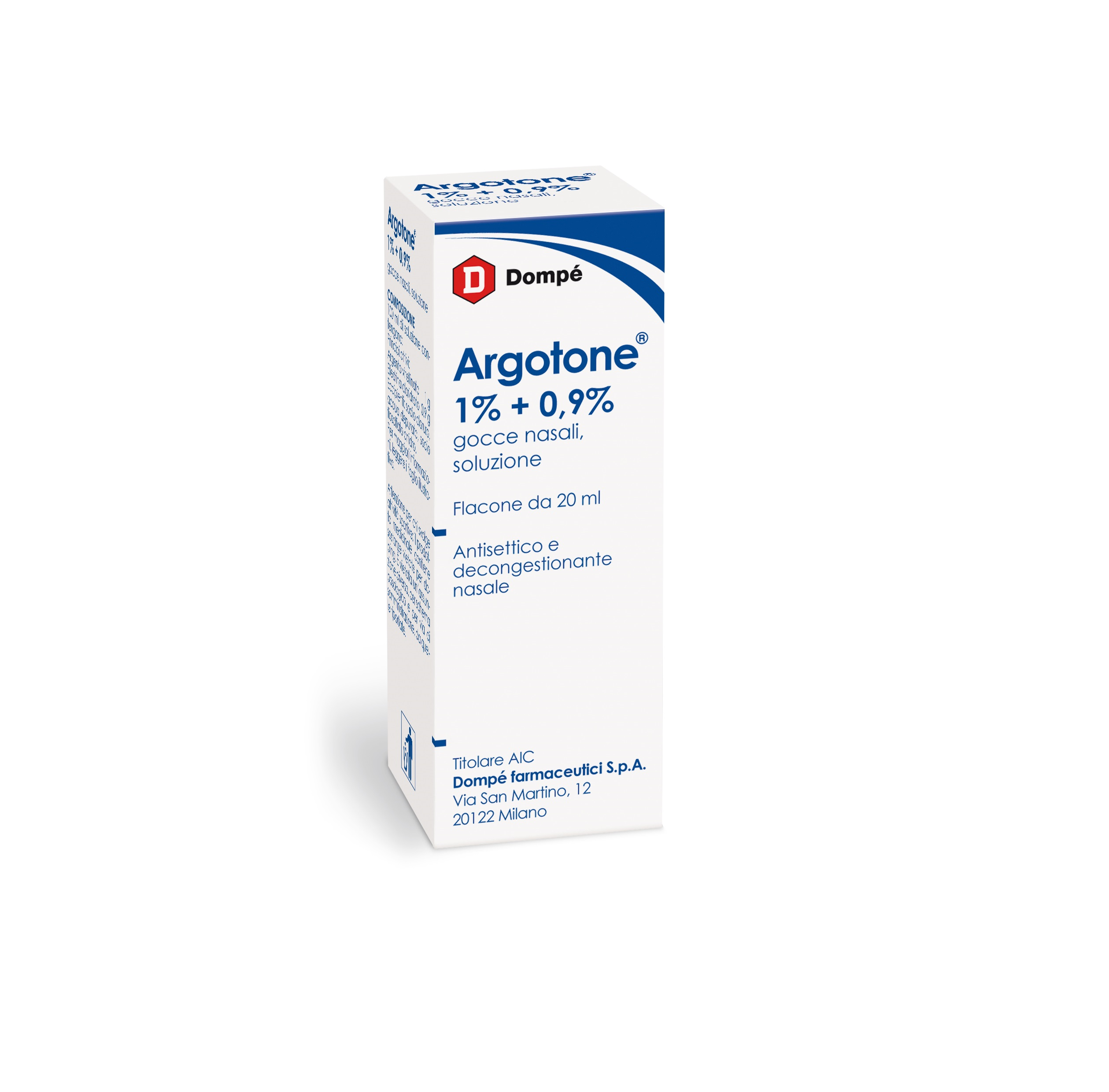 ARGOTONE*GTT RINO 20ML 1%+0,9% - Metafarm