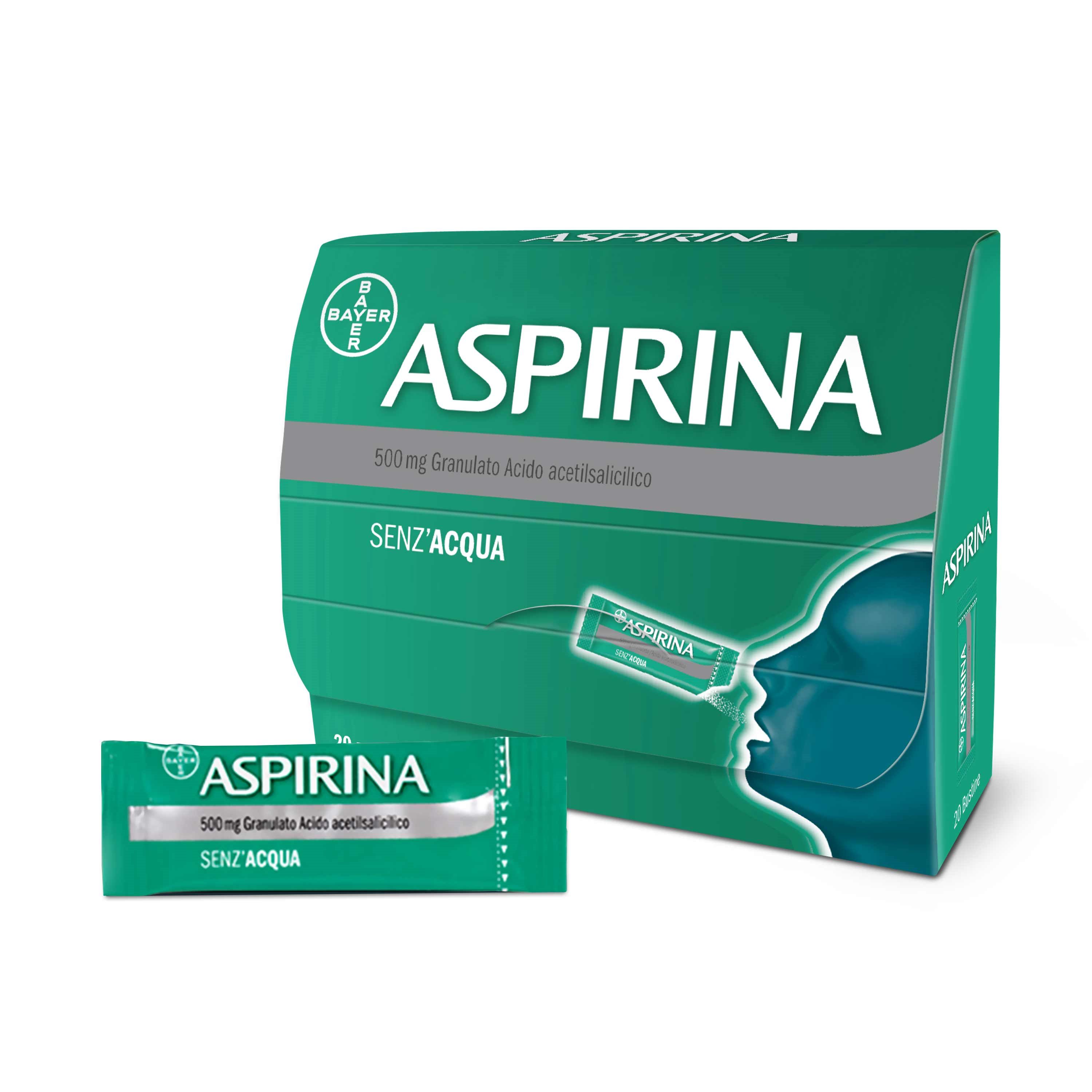 ASPIRINA*OS GRAT 20BUST 500MG - Metafarm