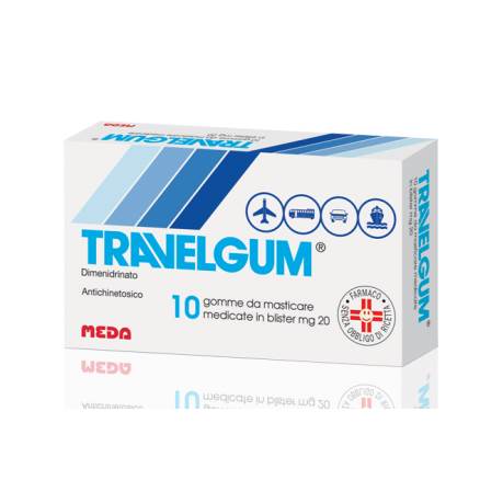 TRAVELGUM*10GOMME MAST 20MG - Metafarm
