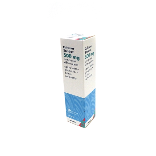 CALCIUM SANDOZ*20CPR EFF 500MG - Metafarm