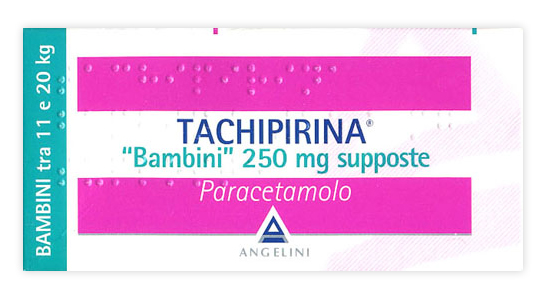 TACHIPIRINA*BB 10SUPP 250MG - Metafarm