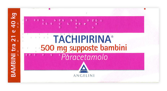 TACHIPIRINA*BB 10SUPP 500MG - Metafarm