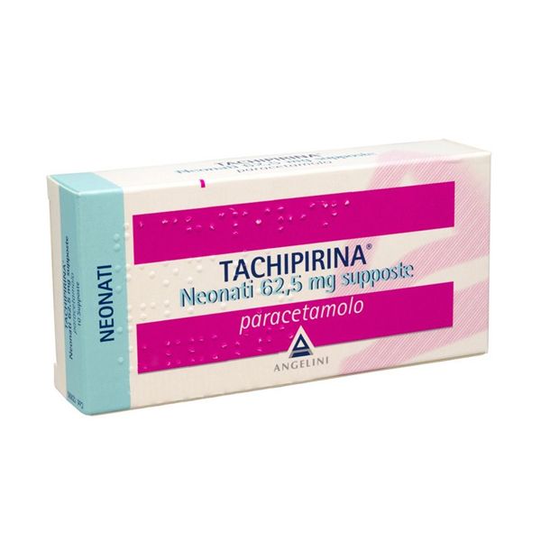 TACHIPIRINA*NEO 10SUPP 62,5MG - Metafarm