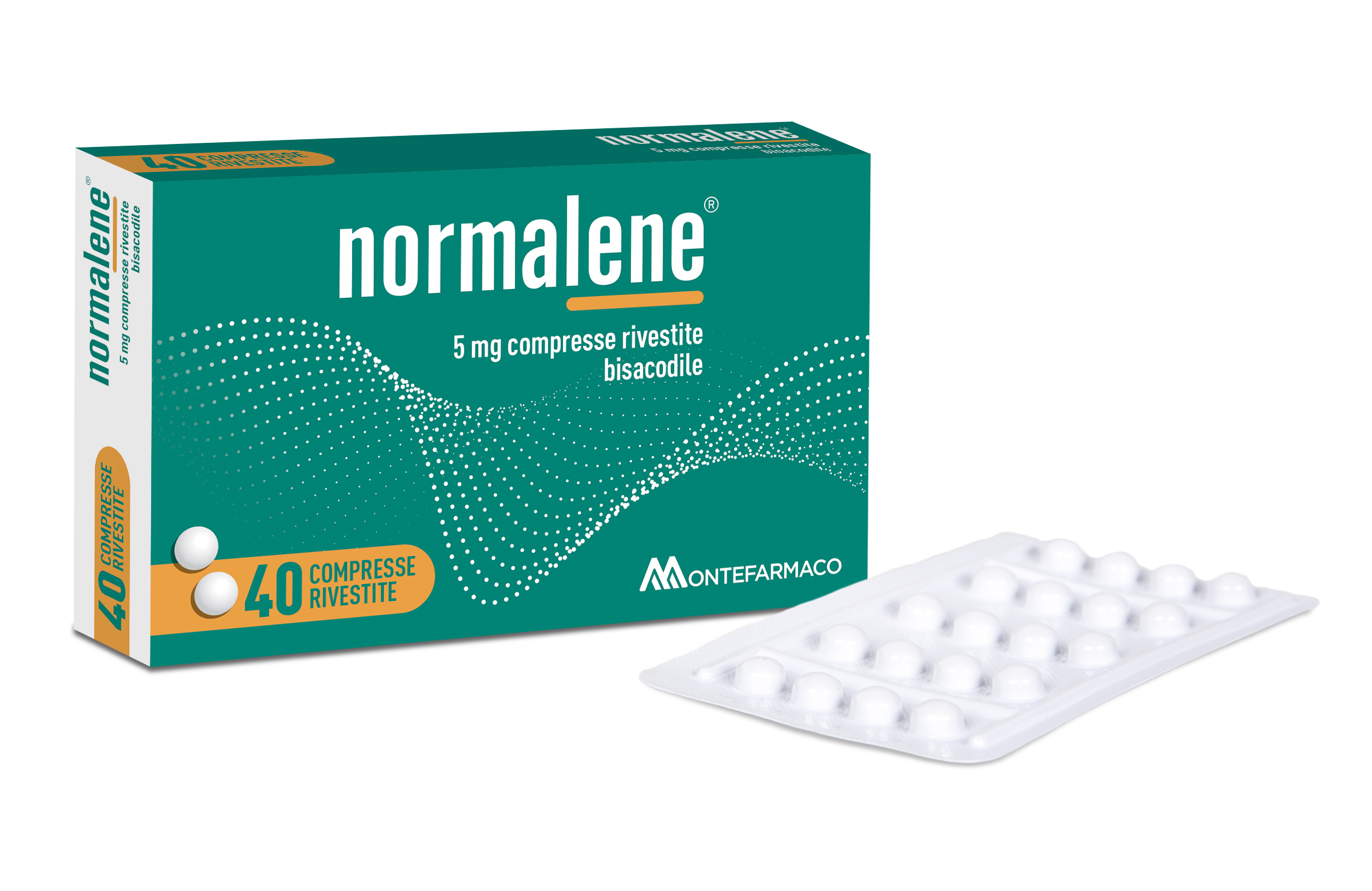NORMALENE*40CPR RIV 5MG - Metafarm