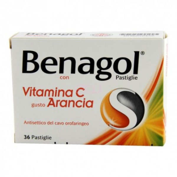 BENAGOL VIT C*36PAST ARANCIA - Metafarm