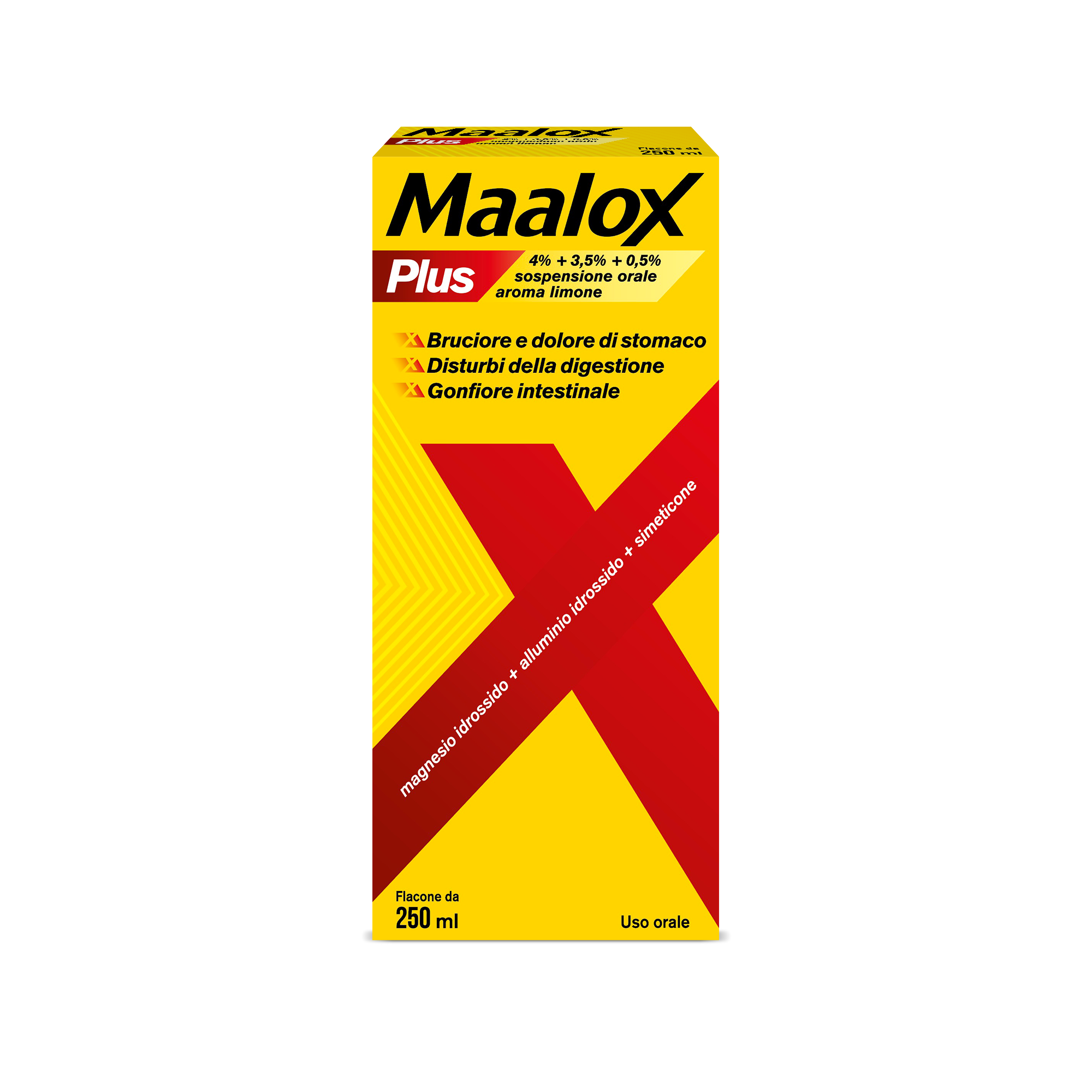 MAALOX PLUS*OS SOSP 4+3,5+0,5% - Metafarm
