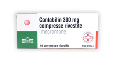 CANTABILIN*40CPR RIV 300MG - Metafarm