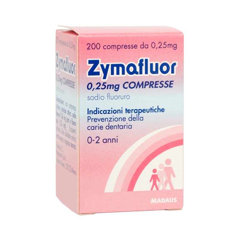 ZYMAFLUOR*200CPR 0,25MG - Metafarm