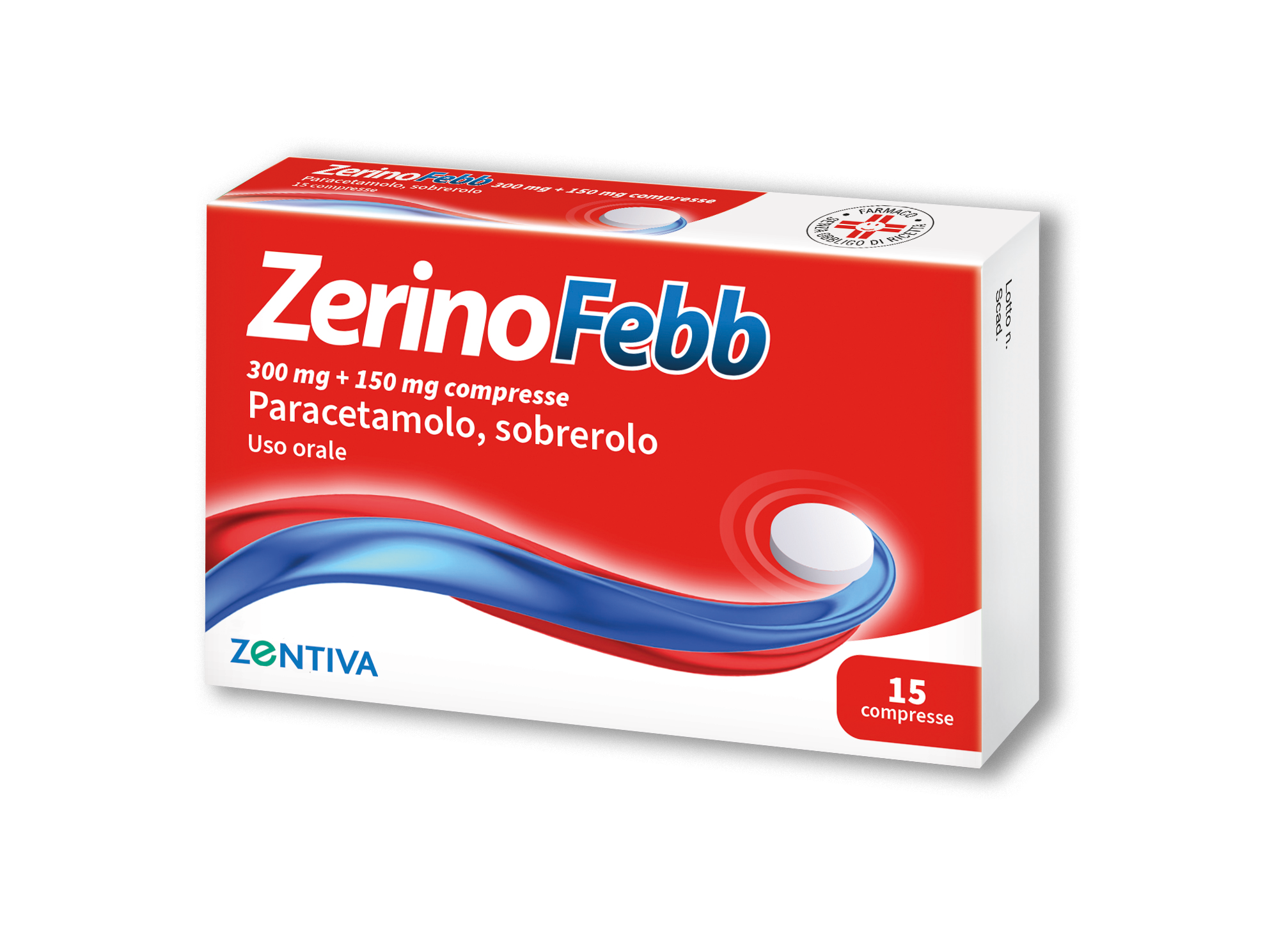 ZERINOFEBB*AD 15CPR 300+150MG - Metafarm