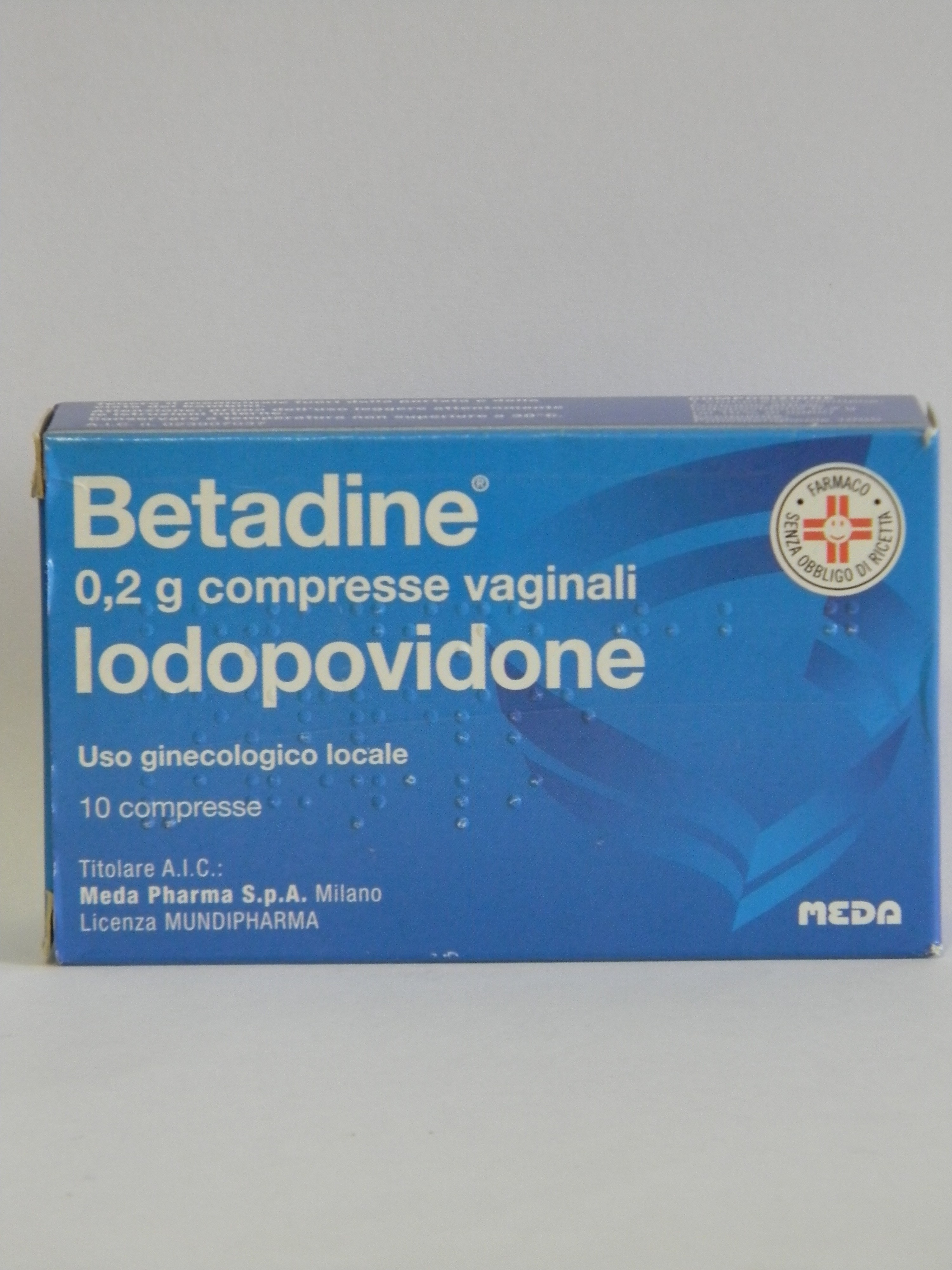 BETADINE*10CPR VAG 200MG - Metafarm