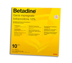 BETADINE*10GARZE IMPREGN 10x10 - Metafarm
