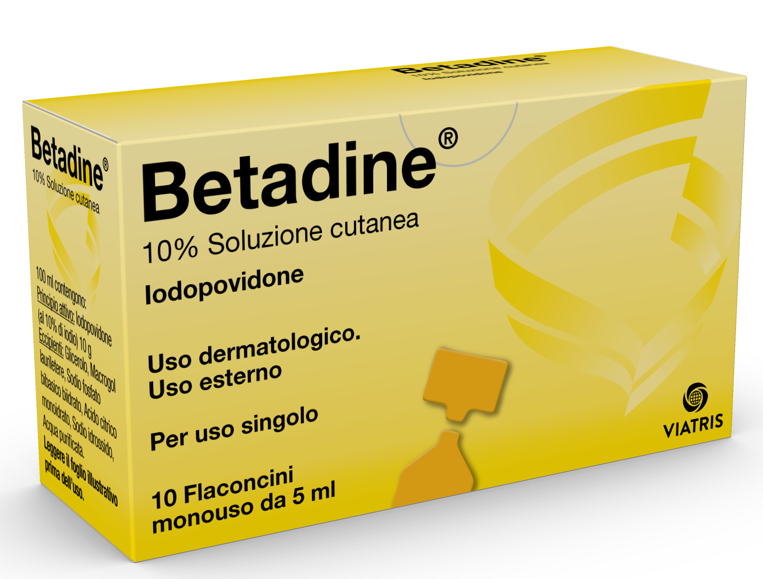 BETADINE*SOL CUT 10FL 5ML 10% - Metafarm