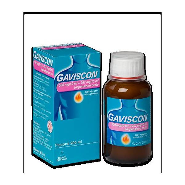 GAVISCON*OS 500MG+267MG/10ML - Metafarm