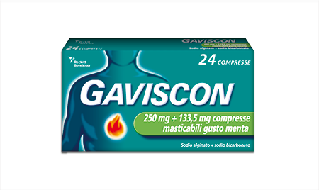 GAVISCON*24CPR MENT250+133,5MG - Metafarm