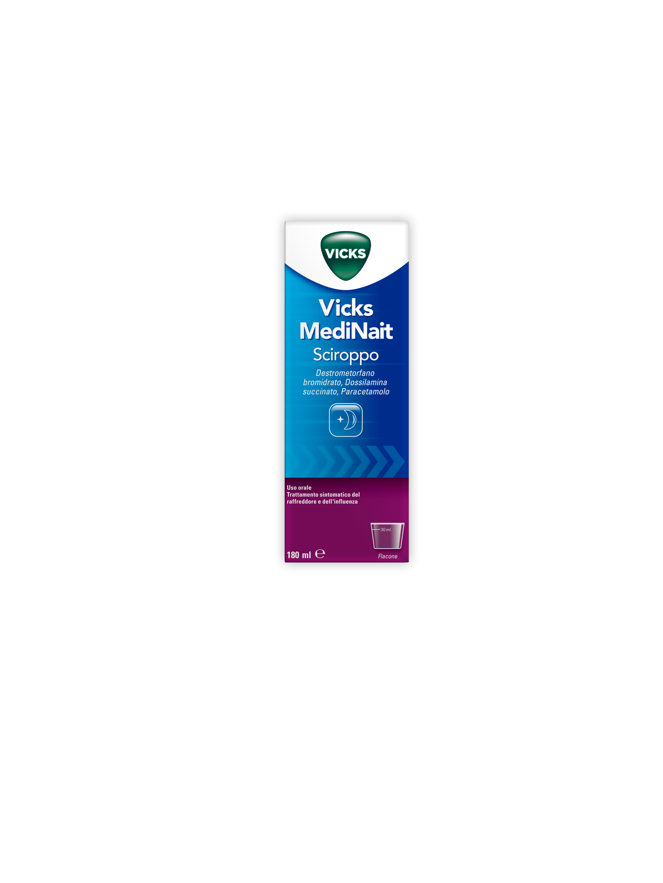 VICKS MEDINAIT*SCIR 180ML - Metafarm