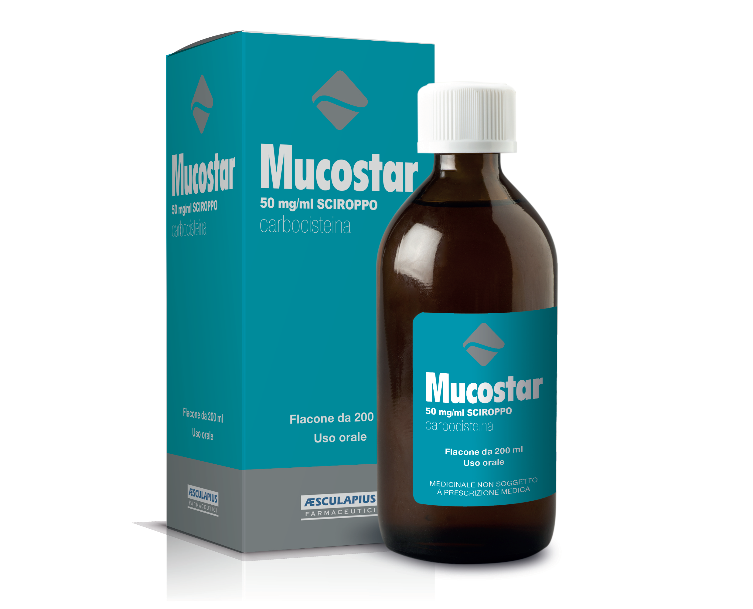 MUCOSTAR*SCIR FL 200ML 50MG/ML - Metafarm