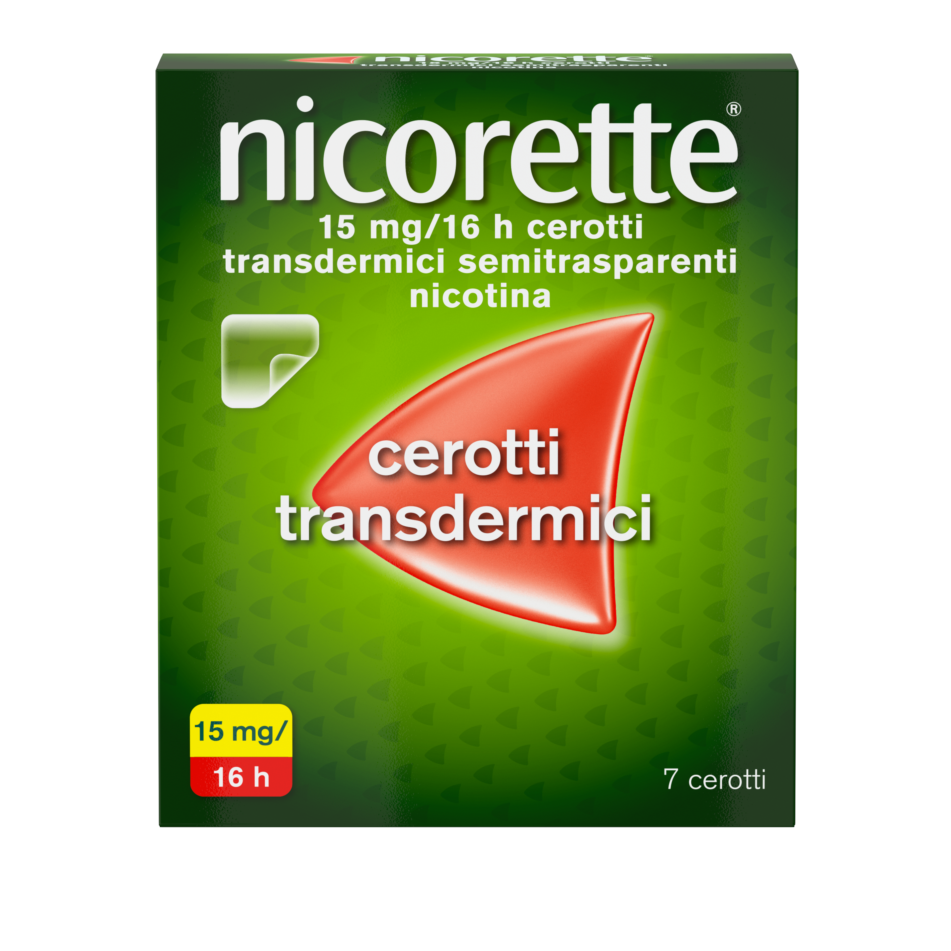 NICORETTE*7CER TRANSD 15MG/16H - Metafarm