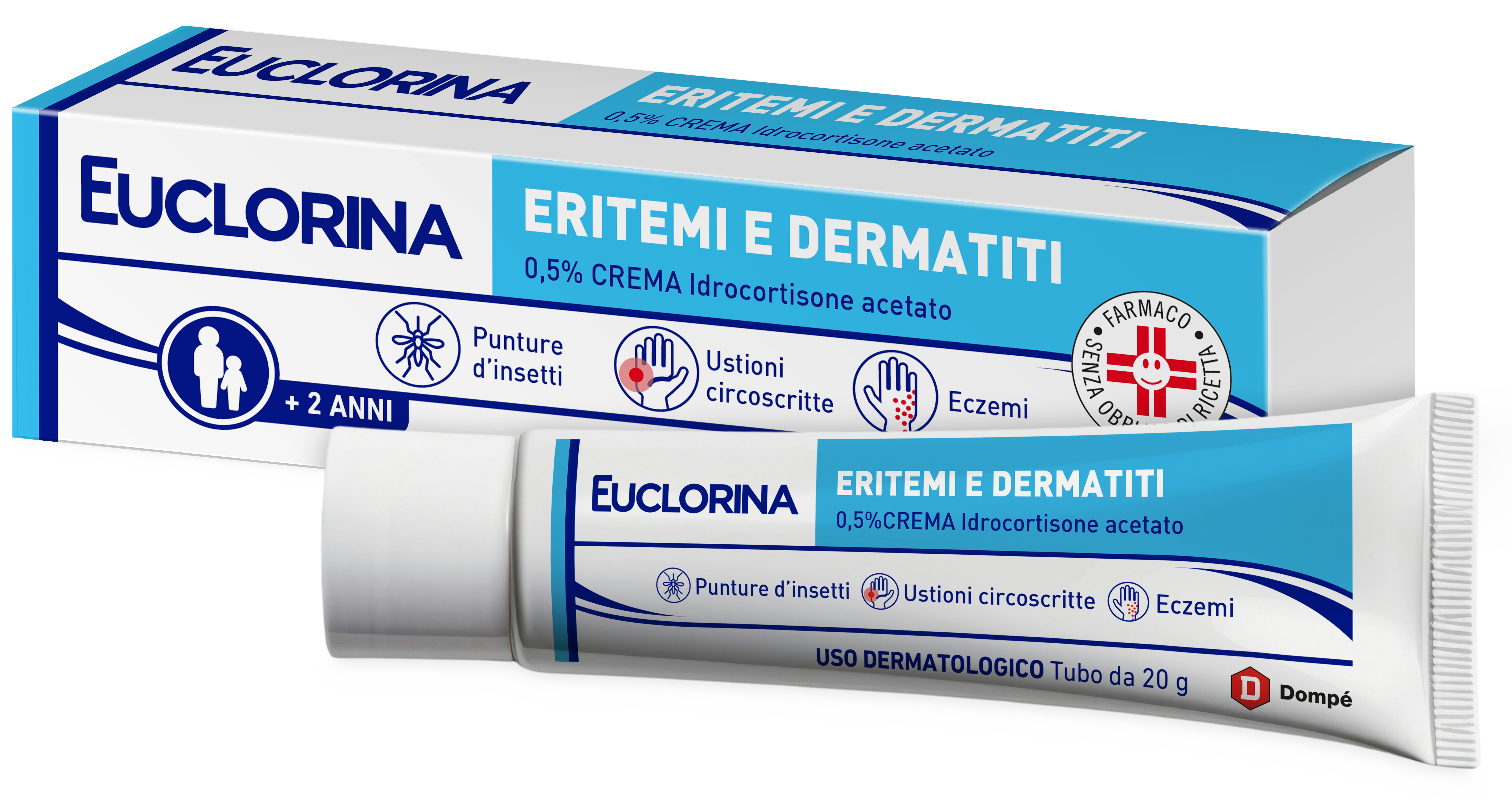 EUCLORINA ERITEMI*CR 20G 0,5% - Metafarm