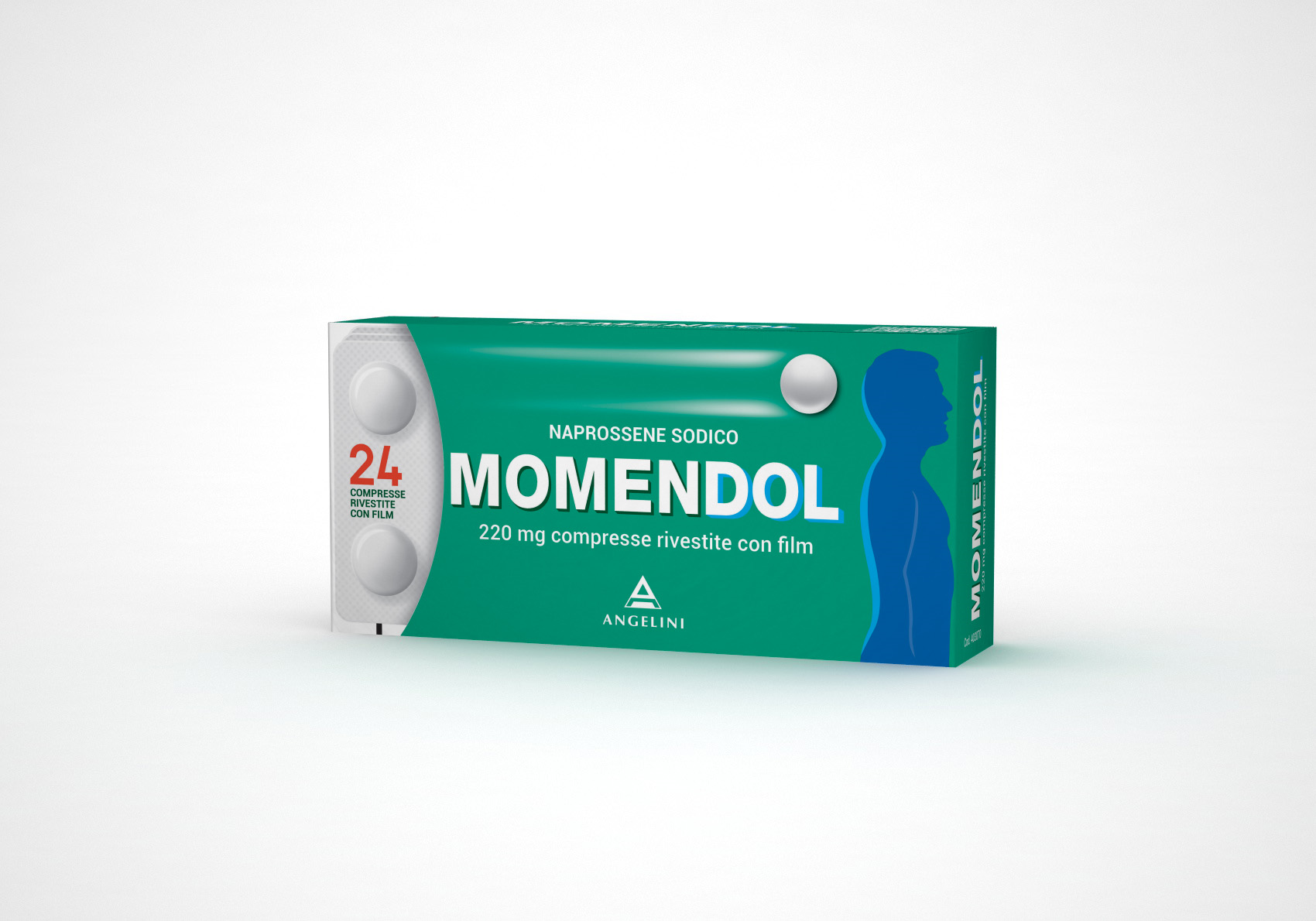 MOMENDOL*24CPR RIV 220MG - Metafarm