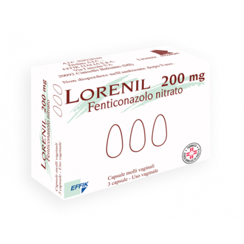LORENIL*3CPS MOLLI VAG 200MG - Metafarm