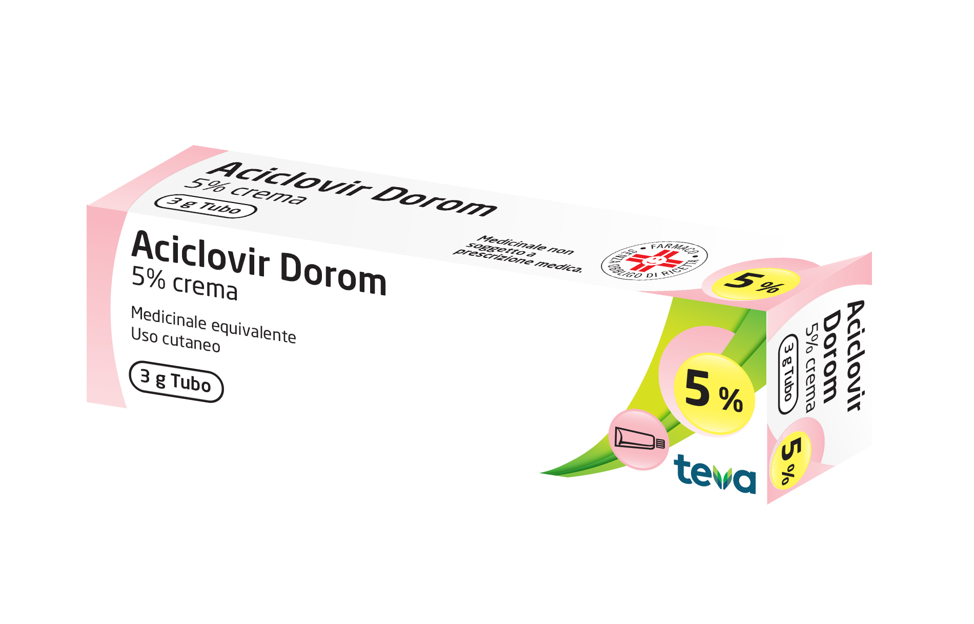 ACICLOVIR DOROM*CREMA 3G 5% - Metafarm