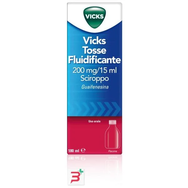 VICKS TOSSE FLUIDIF*FL 180ML - Metafarm