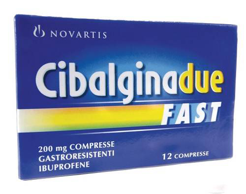 CIBALGINA DUE FAST*12CPR 200MG - Metafarm
