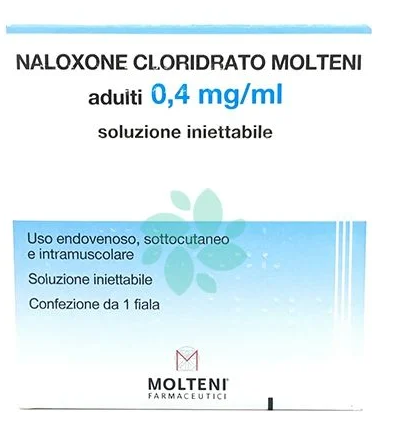 NALOXONE CLOR MOLT*F 0,4MG 1ML - Metafarm