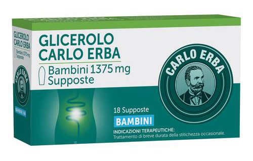 GLICEROLO*BB 18SUPP 1375MG - Metafarm