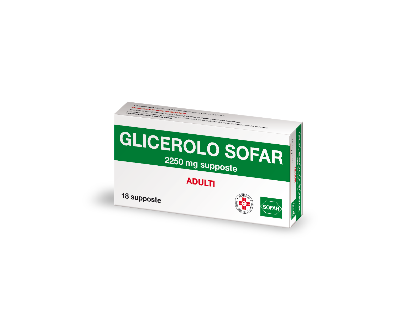 GLICEROLO ALFA*AD 18SUPP2250MG - Metafarm