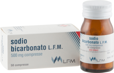 SODIO BICARB*50CPR 500MG FL - Metafarm