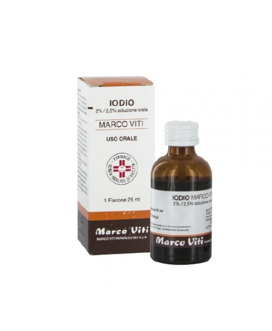 IODIO OS SOLUZ MV*25ML 2%+2,5% - Metafarm