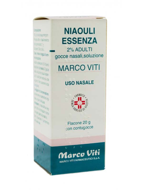 NIAOULI ESSENZA MV*2% GTT 20G - Metafarm