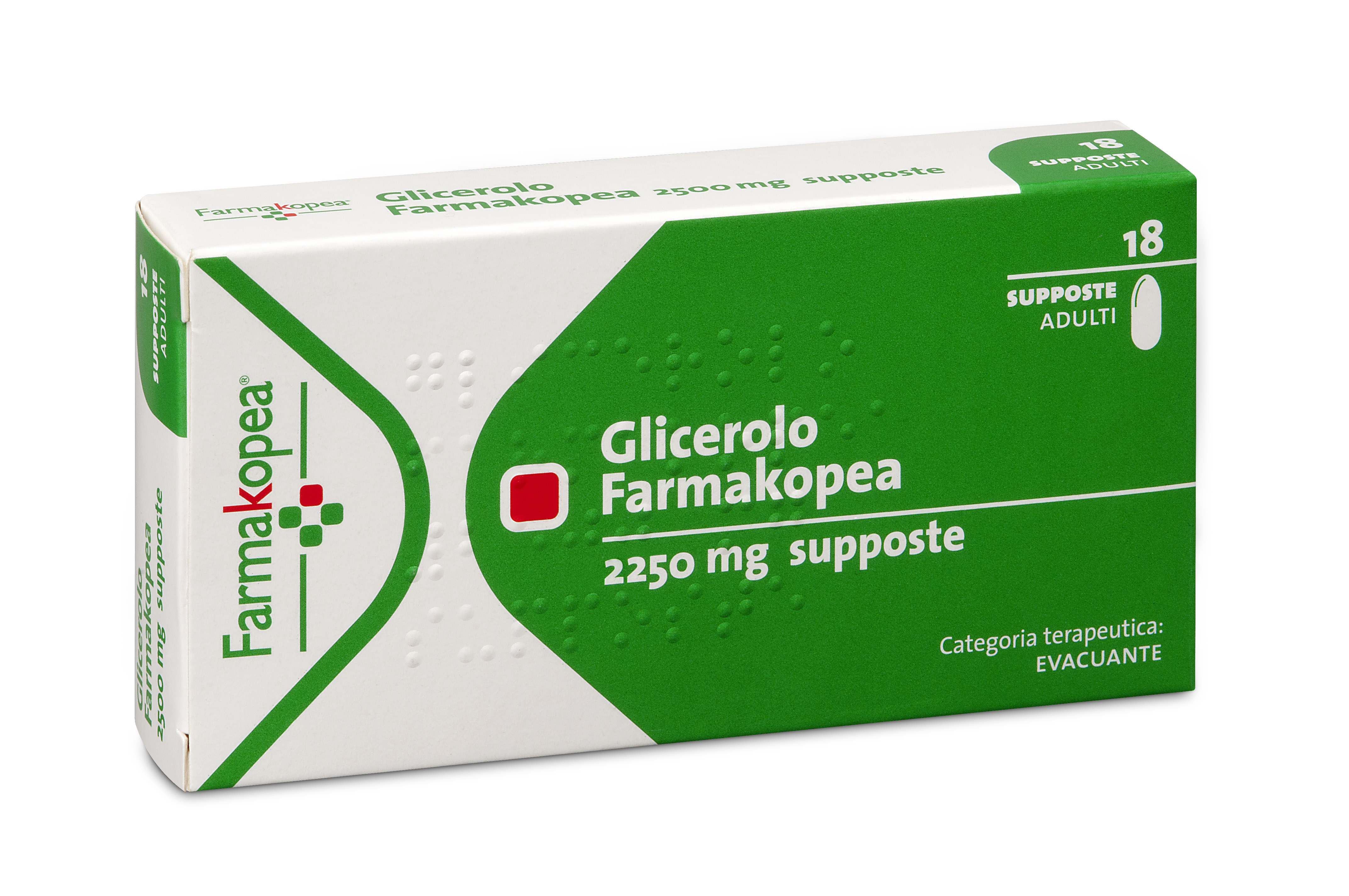 GLICEROLO FARMAK*18SUPP 2250MG - Metafarm