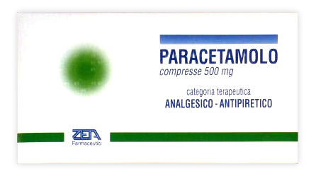 PARACETAMOLO ZETA*20CPR 500MG - Metafarm