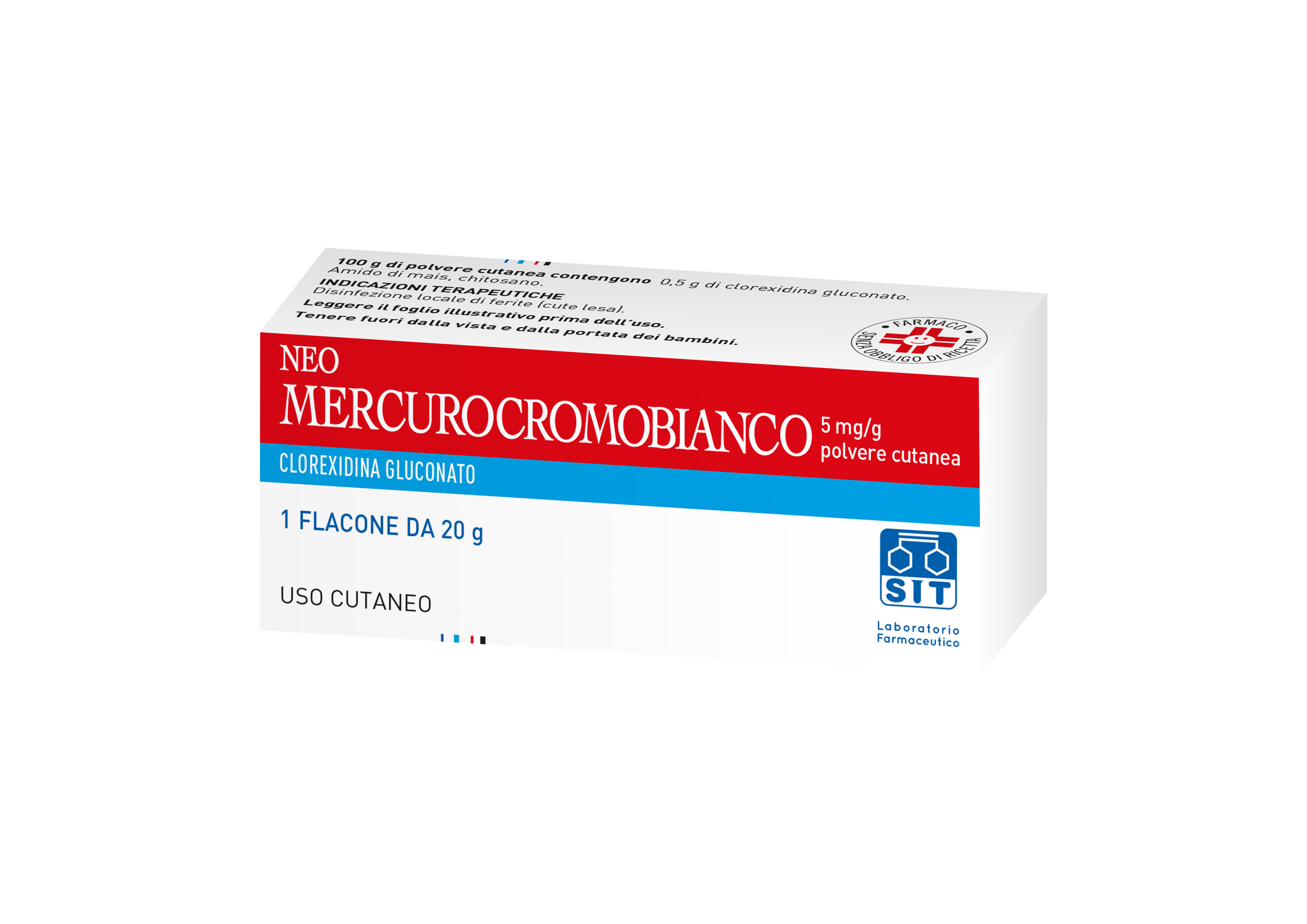 NEOMERCUROCROMO BIANCO*POLV20G - Metafarm