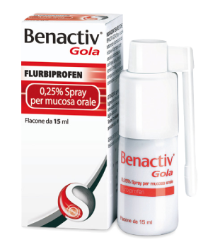 BENACTIV GOLA*SPRAY 15ML 0,25% - Metafarm