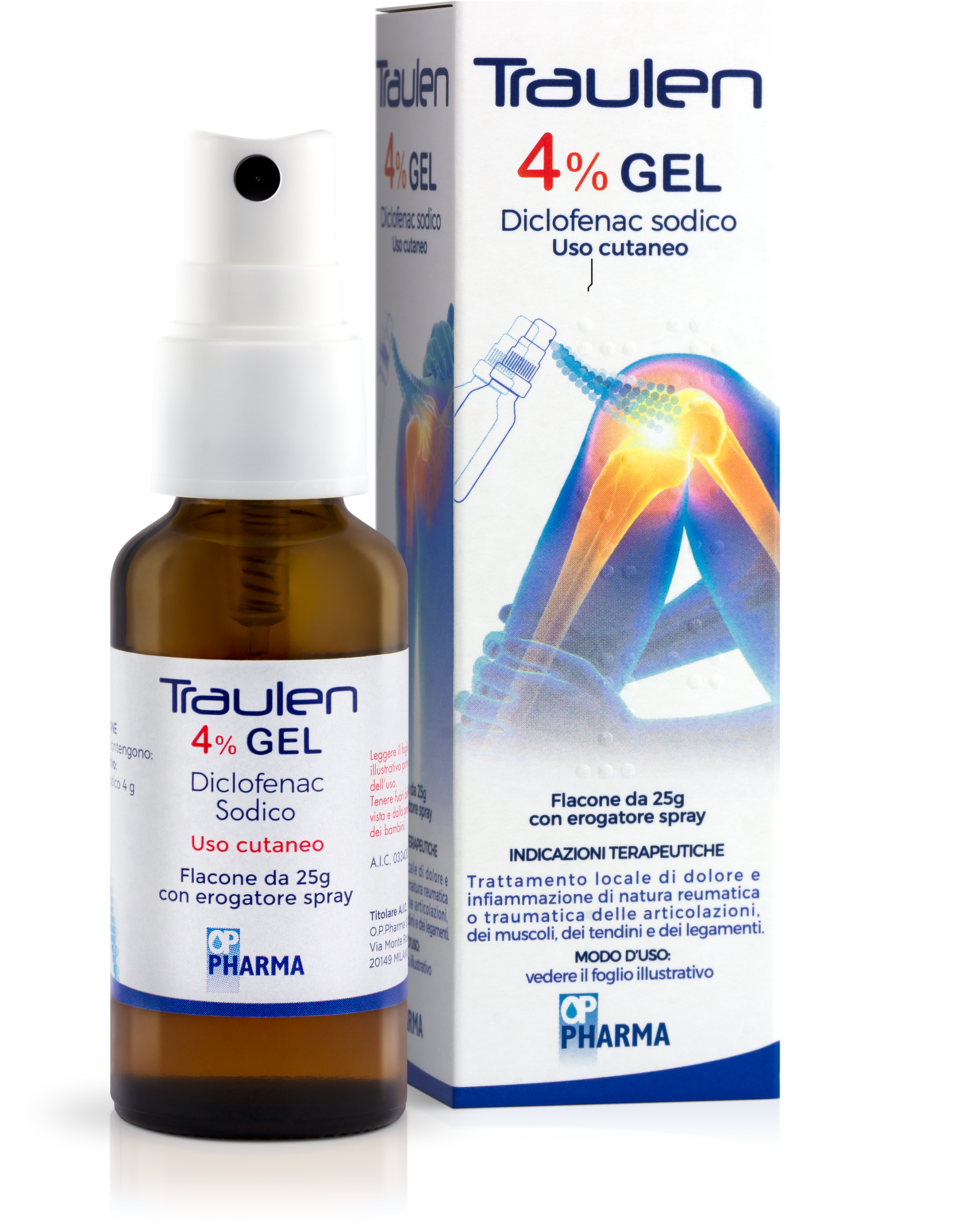 TRAULEN*GEL 4% FL 25G C/EROG - Metafarm
