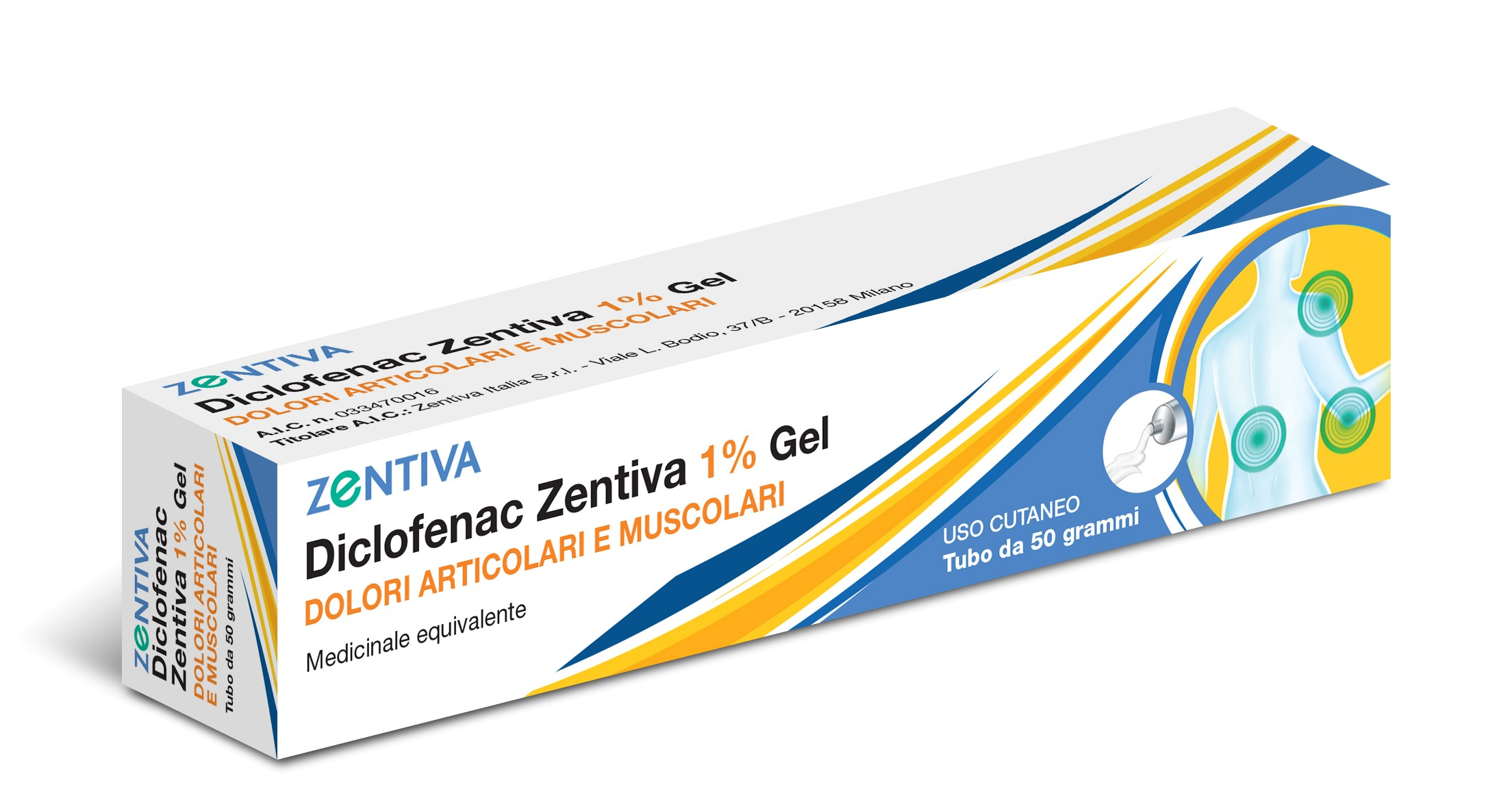DICLOFENAC ZENTIVA*GEL 50G 1% - Metafarm