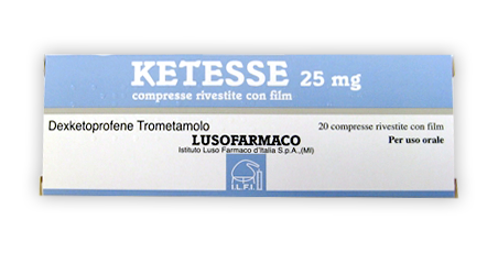 KETESSE*20CPR RIV 25MG - Metafarm