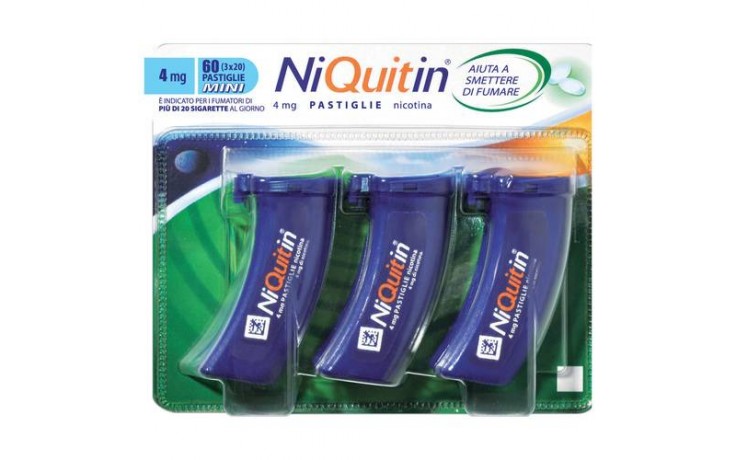 NIQUITIN*60PASTL 4MG MENTA FL - Metafarm