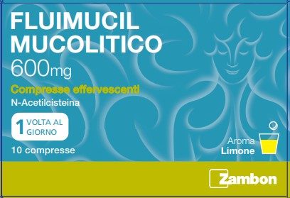 FLUIMUCIL MUCOL*10CPR EFF600MG - Metafarm