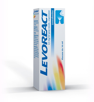LEVOREACT*SPRAY NAS 10ML 0,5MG - Metafarm