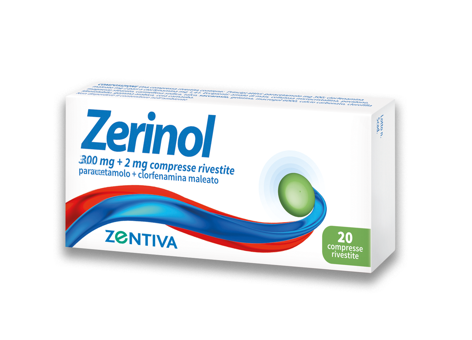ZERINOL*20CPR RIV 300MG+2MG - Metafarm