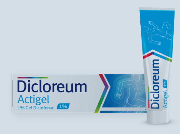 DICLOREUM ACTIGEL*GEL 100G 1% - Metafarm