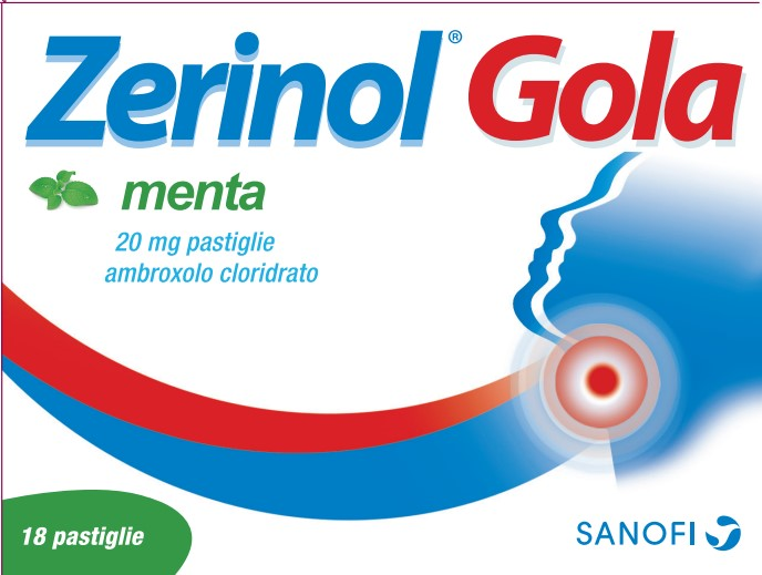ZERINOL GOLA MENTA*18PAST 20MG - Metafarm