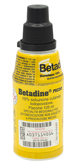 BETADINE*SOLUZ CUT 125ML 10% - Metafarm