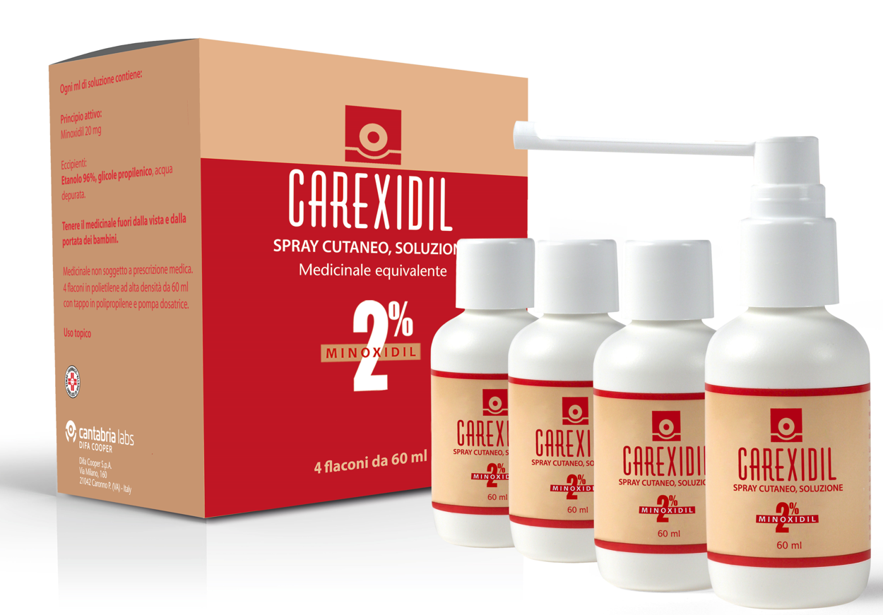 CAREXIDIL*4FL SOLUZ CUT 60ML2% - Metafarm
