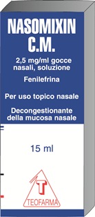 NASOMIXIN CM*GTT 15ML 2,5MG/ML - Metafarm