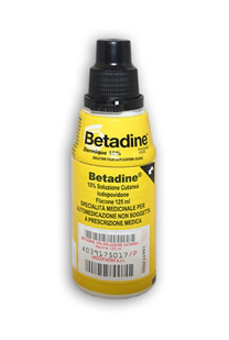 BETADINE*SOLUZ CUT 125ML 10% - Metafarm